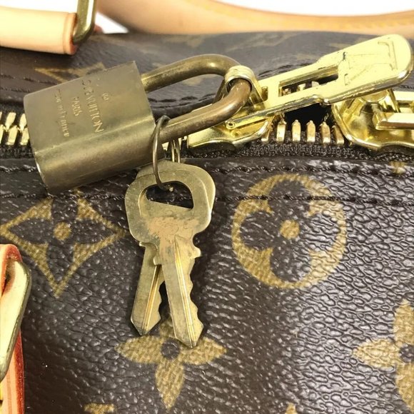 Auth LOUIS VUITTON Ｍ41418 Shoulder Bag Hand Bag KeepallBandouliere45 2WAY Duffl. - Picture 11 of 16